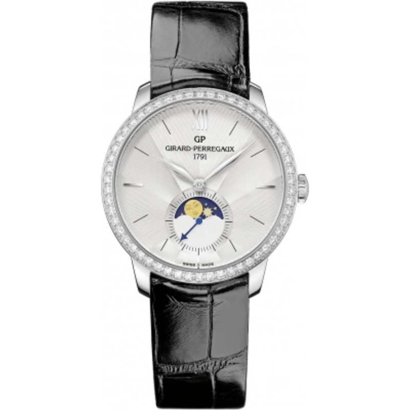 49524d11a171-ck6a Girard Perregaux 1966 Automatic Moonphase 36mm Ladies Watch