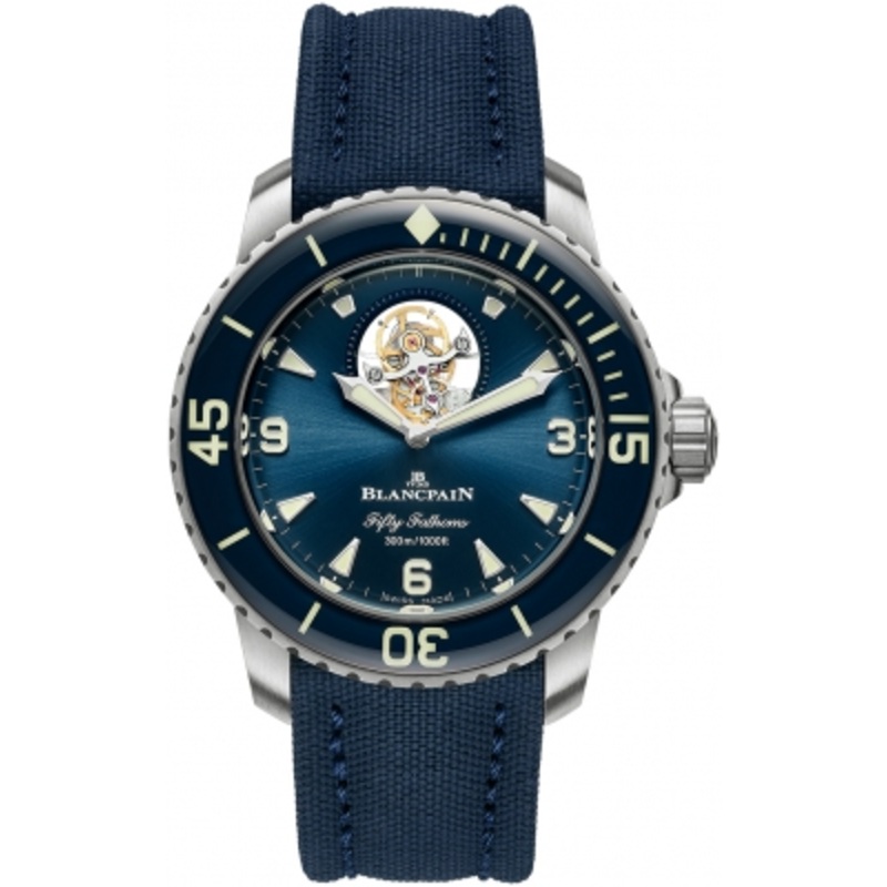 5025-12b40-o52b   Blancpain Fifty Fathoms Tourbillon 8 Days 45mm Mens Watch