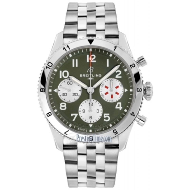 a233802a1L1a1 Curtiss Warhawk Breitling Classic AVI Chronograph 42 Mens Watch