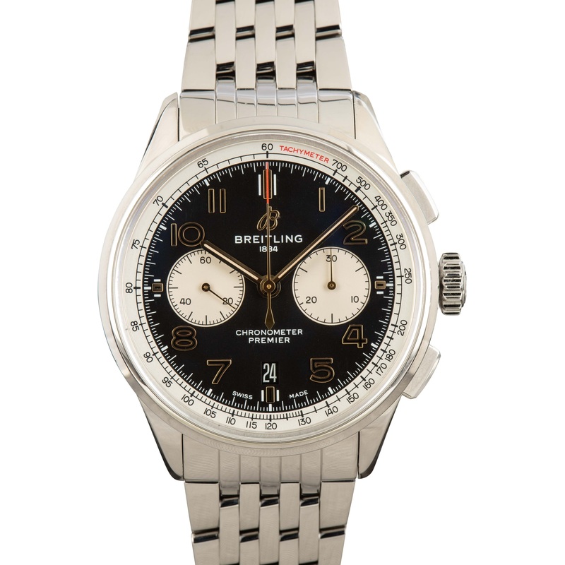 Buy Used Breitling Premier AB0118A21B1X2  – Sku: 166558