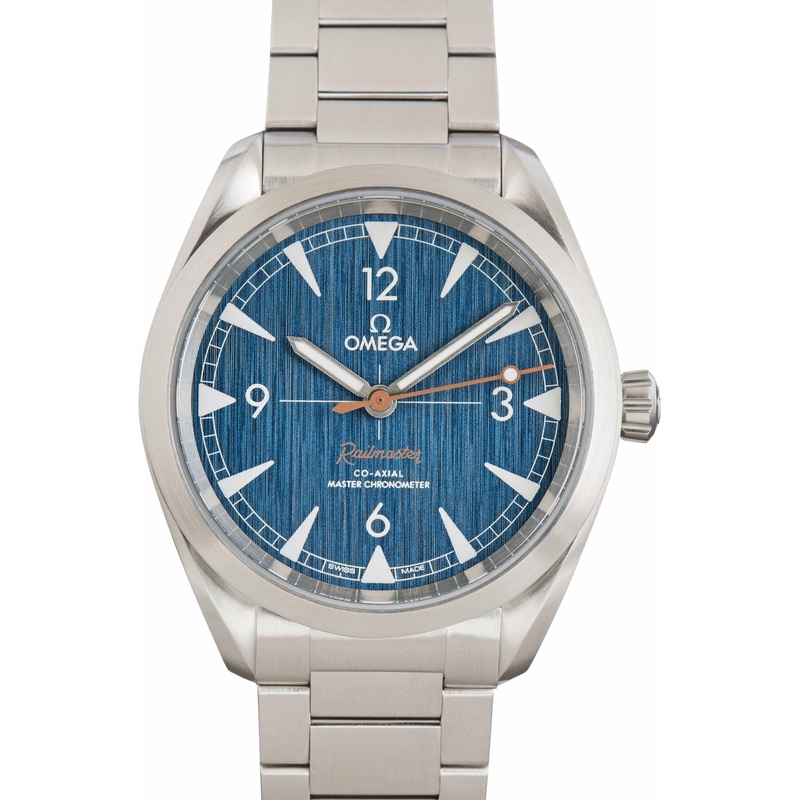Buy Used OMEGA Seamaster Railmaster 220.10.40.20.03.001  – Sku: 175352