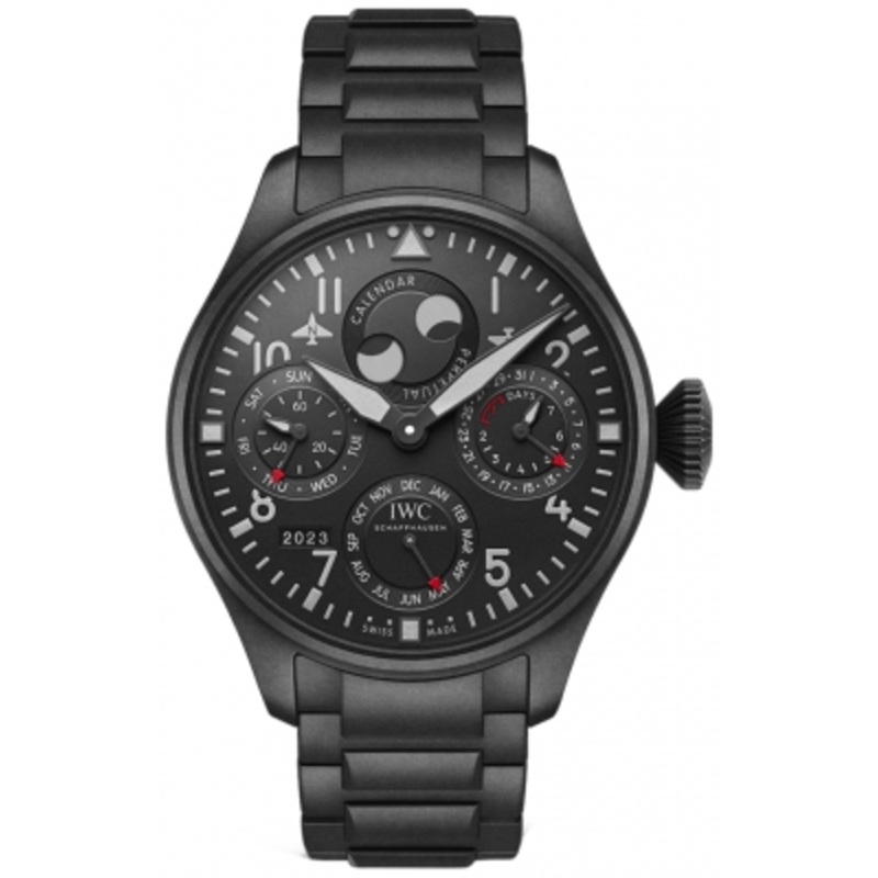 IW503604 CERATANIUM IWC Big Pilot’s Watch Perpetual Calendar TOP GUN Mens Watch