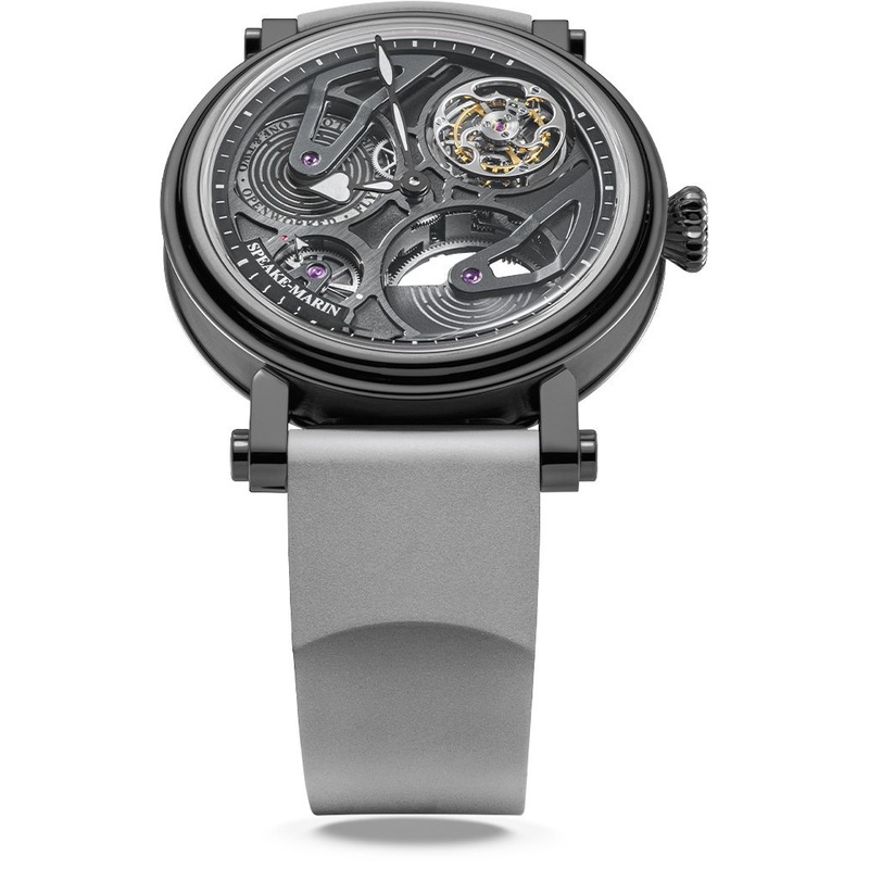Speake-Marin 414211040 Openworked Tourbillon Black DLC 42mm