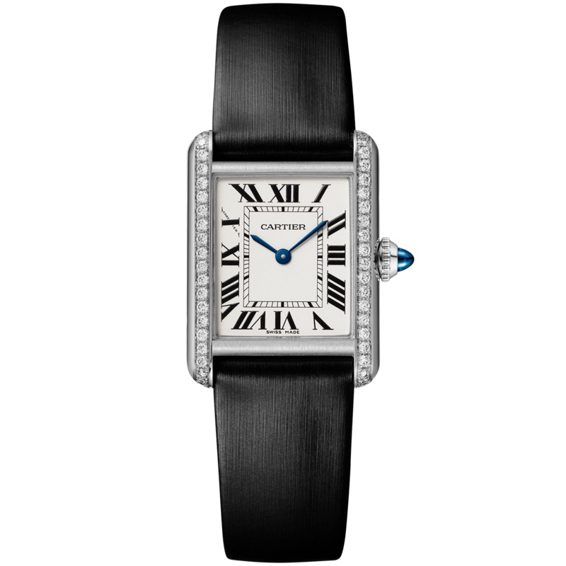 Cartier Tank Must Steel & Diamond Small (W4TA0016)