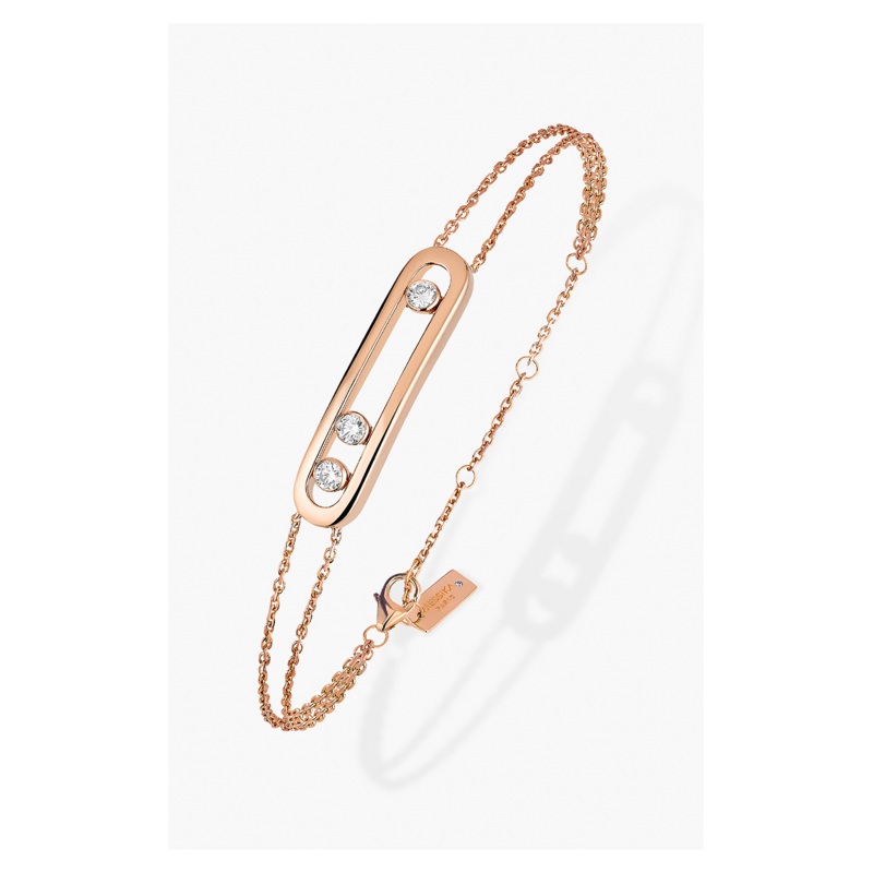 Move Classique Bracelet in Pink Gold  – Messika
