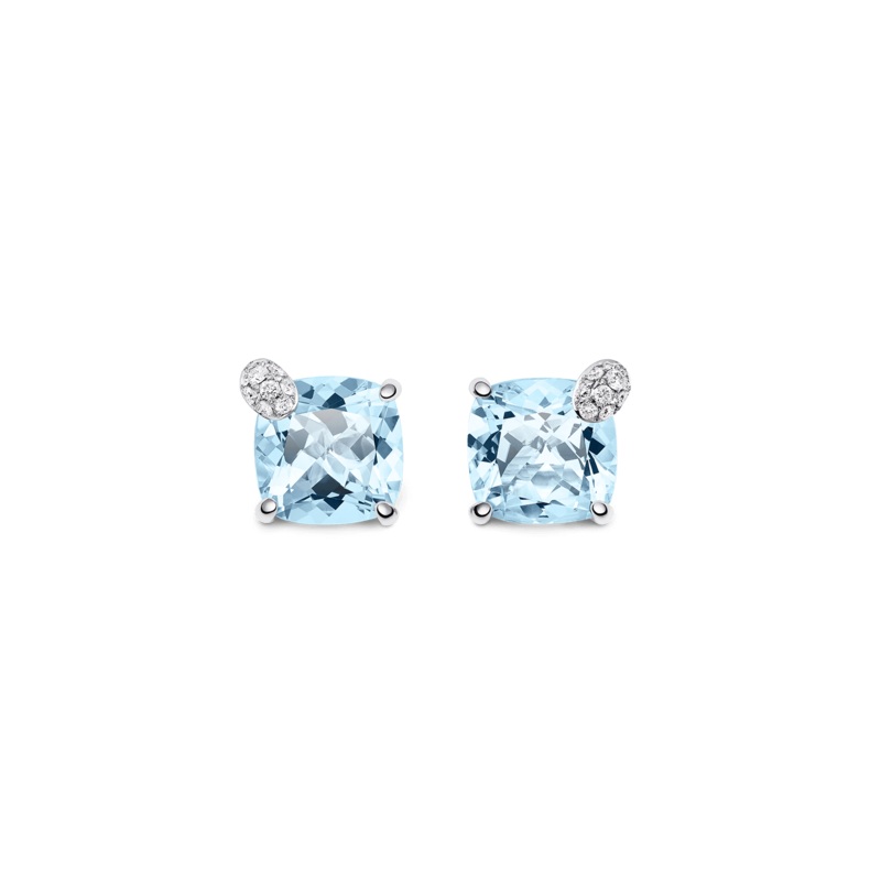 Peekaboo Aquamarine Ear Studs – Bucherer Fine Jewellery
