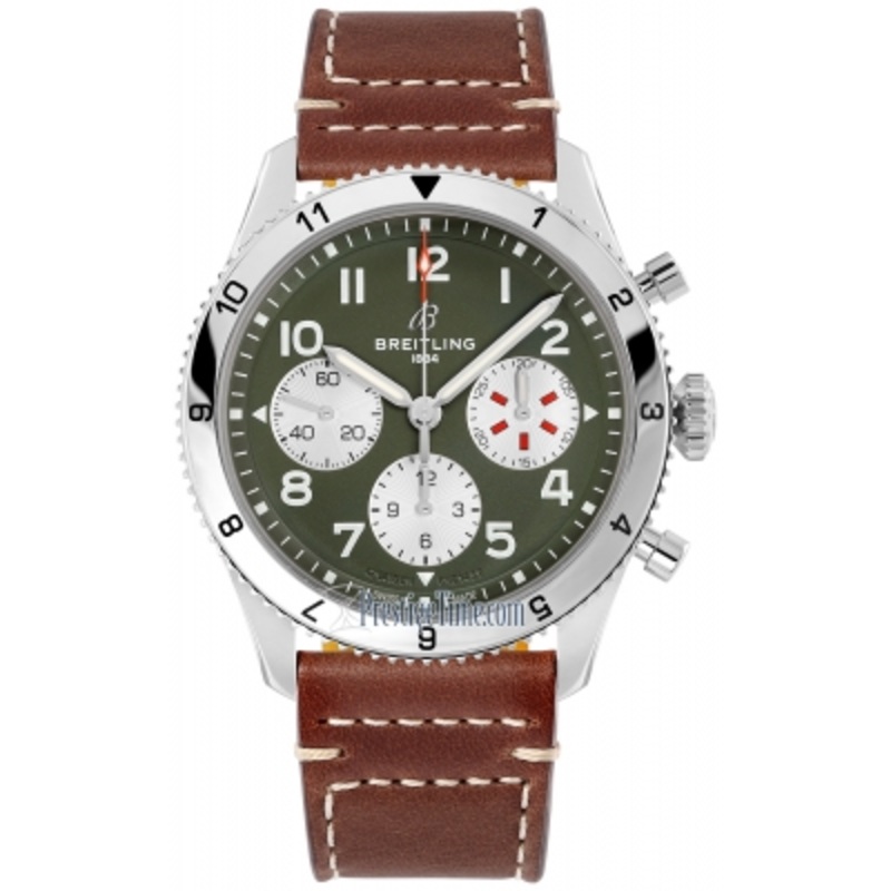 a233802a1L1x1 Curtiss Warhawk Breitling Classic AVI Chronograph 42 Mens Watch
