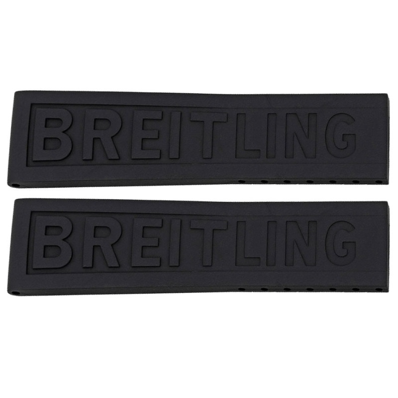 Breitling Diver Pro III 24mm x 20mm Black Rubber Watch Strap 155S