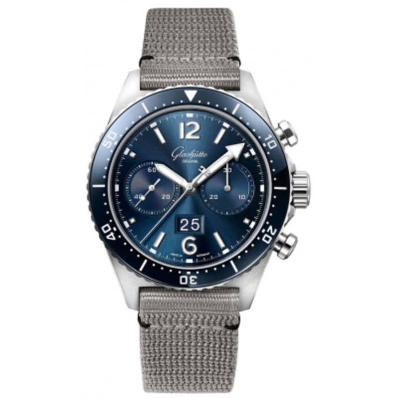1-37-23-02-81-08   Glashutte Original SeaQ Chronograph 43.2mm Mens Watch