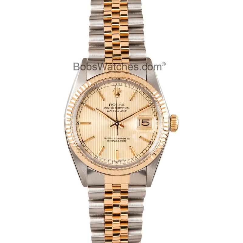Used Rolex Two Tone Datejust 16013 – Exclusive Deal from Bob’s Watches