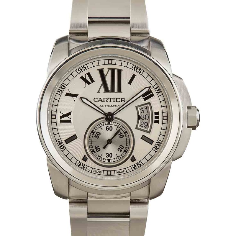 Buy Used Cartier Cartier Caliber De Cartier W7100015  – Sku: 160912