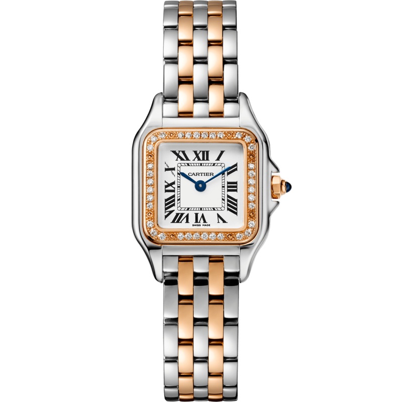 Cartier Panthre de Cartier, Rose Gold & Steel (W3PN0006)