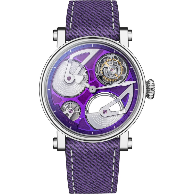 Speake Marin 913811570 Openworked Tourbillon Purple Hour 38mm