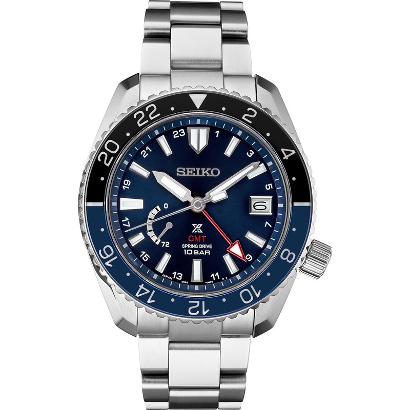 Seiko Prospex LX SNR033 Spring Drive 5r66 GMT Titanium Blue