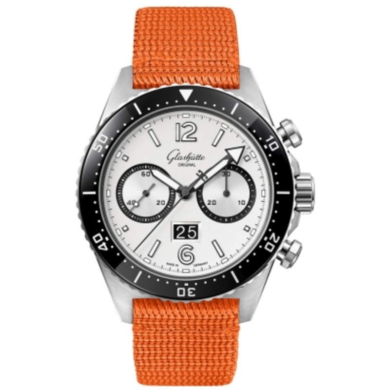 1-37-23-03-80-08   Glashutte Original SeaQ Chronograph 43.2mm Mens Watch