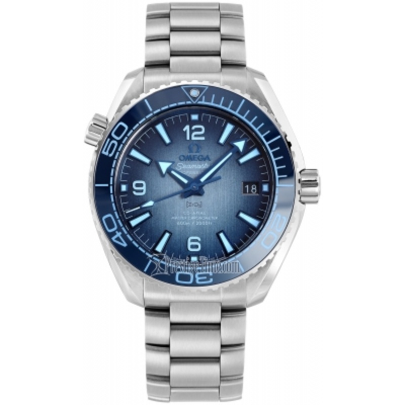215.30.40.20.03.002 SUMMER BLUE Omega Planet Ocean 600m Co-Axial Master Chronometer 39.5mm Mens Watch