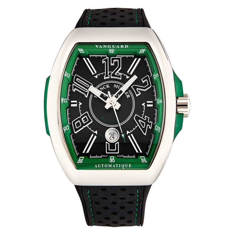 45SCRACINGBLKGR Franck Muller Vanguard Steel