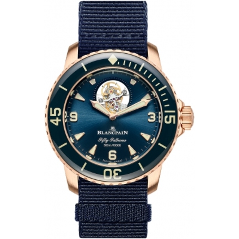 5025-36b40-naoa   Blancpain Fifty Fathoms Tourbillon 8 Days 45mm Mens Watch