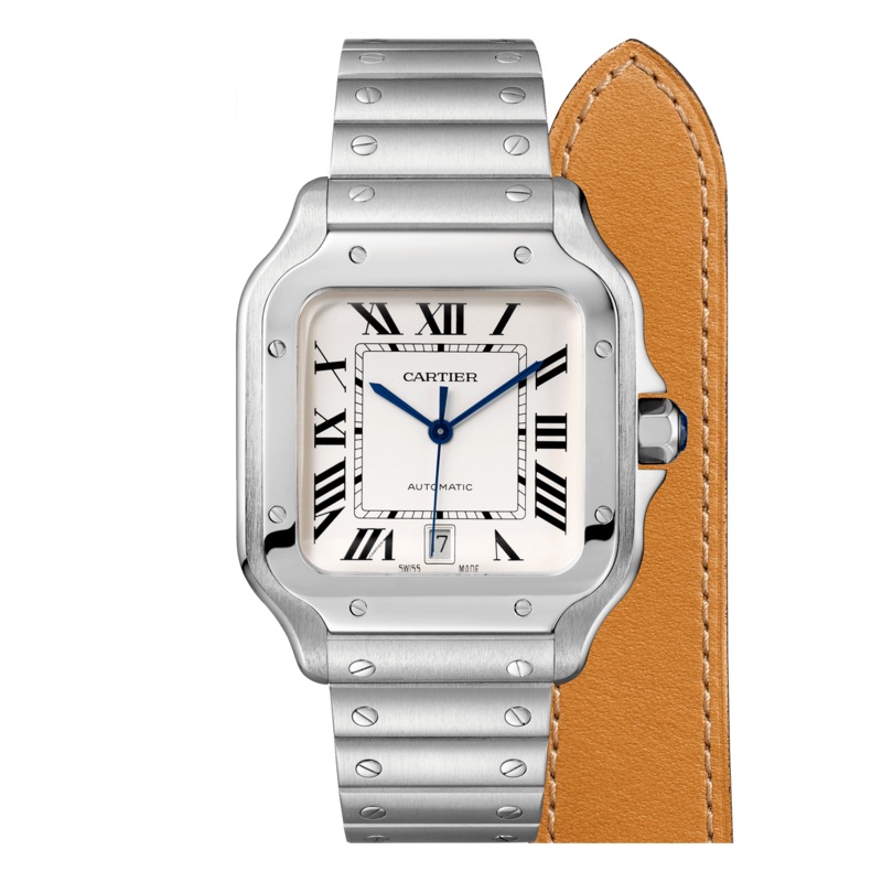 Cartier Santos de Cartier Steel, Large (WSSA0018)