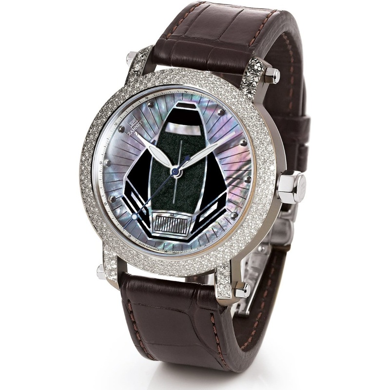 Zannetti Gladiatore Spirit of Ecstasy Full Black Diamonds