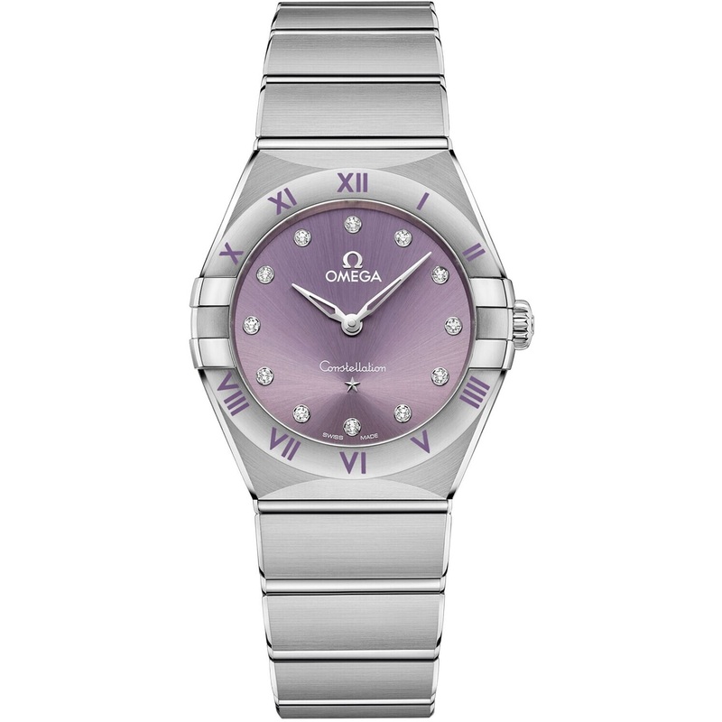 Omega Constellation Quartz 28 MM Purple Dial 131.10.28.60.60.002