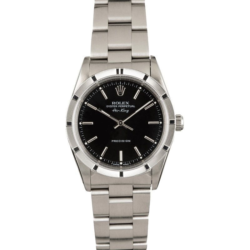 Used Rolex Air-King 14010 Black Index Dial  Item: 122647
