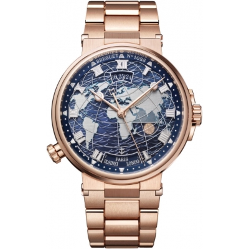 5557br/ys/rw0   Breguet Marine Hora Mundi Automatic 43.9mm Mens Watch