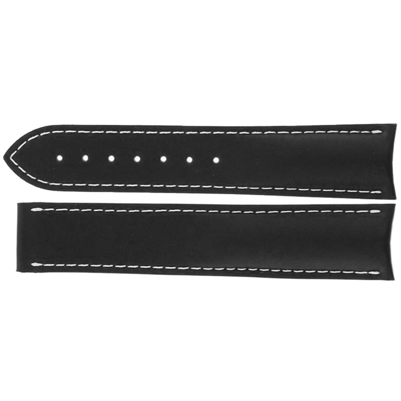 98000297 Omega Seamaster Planet Ocean Rubber Strap with White Stitching
