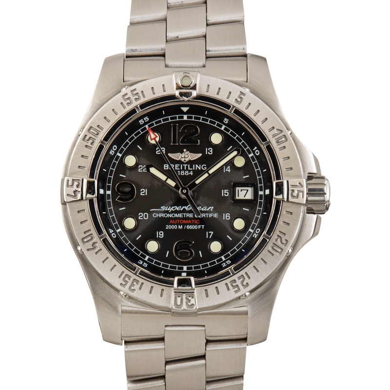 Buy Used Breitling Superocean A17390  – Sku: 170315