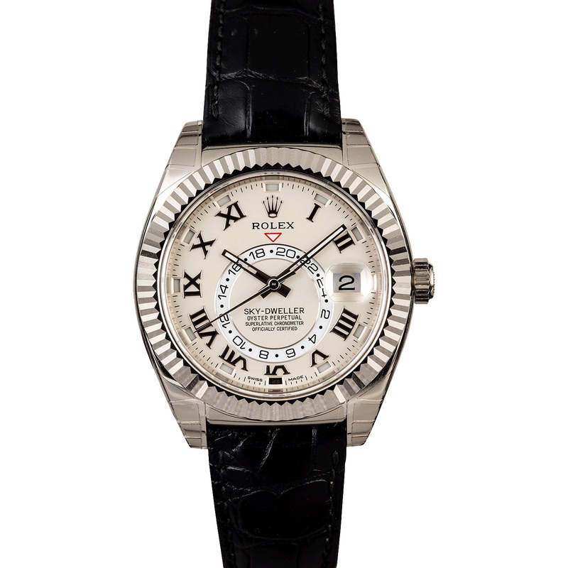 Unworn Rolex Sky-Dweller 326139 Ivory Dial