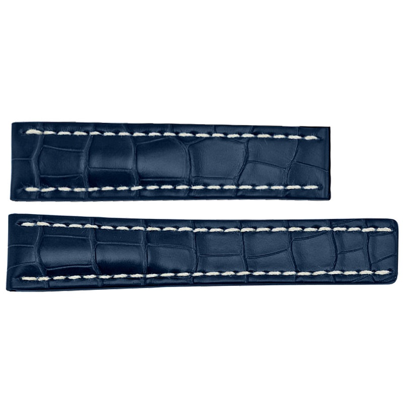 Breitling 22mm Blue Strap 732P for Sale