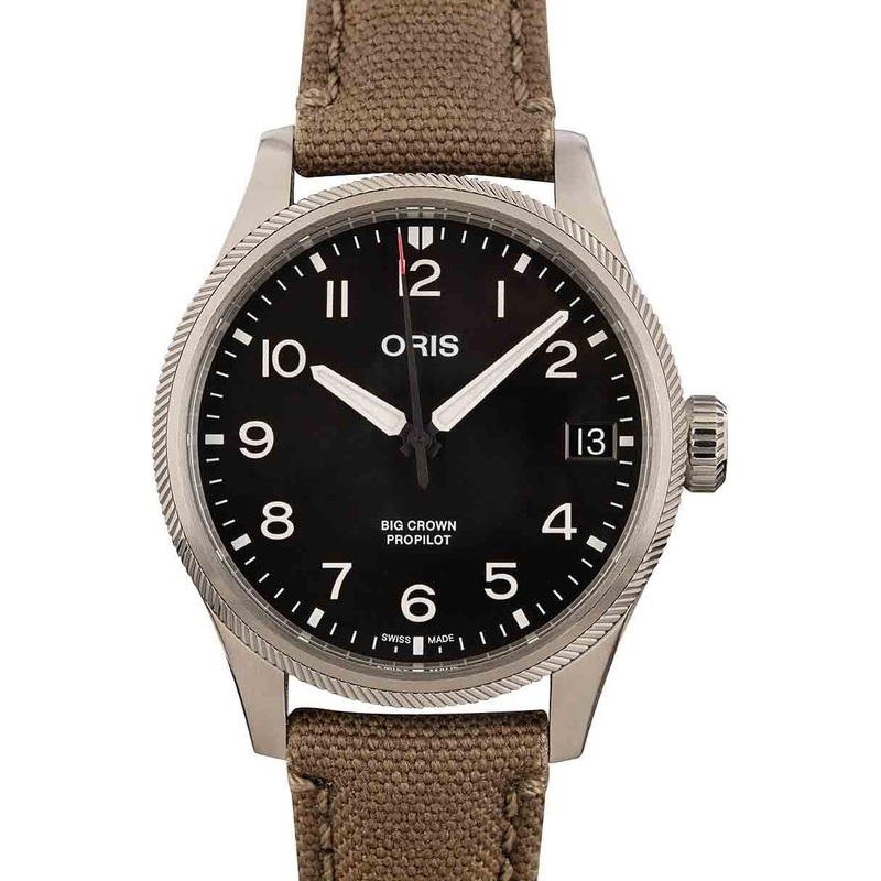 Buy Oris ProPilot 01 751 7761 4164-07 3 20 03LC  – Sku: 7761 4164