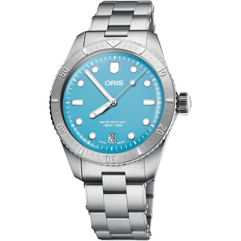 Oris 01 733 7771 4055-07 8 19 18 Sixty Five Cotton Candy Blue Dial