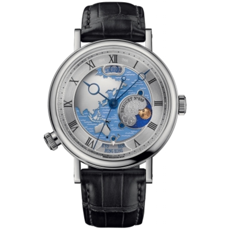 5717pt/as/9zu Asia Breguet Classique Hora Mundi Mens Watch