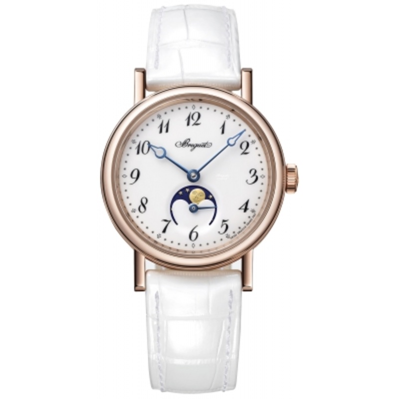 9087br/29/964   Breguet Classique Automatic Moonphase 30mm Ladies Watch