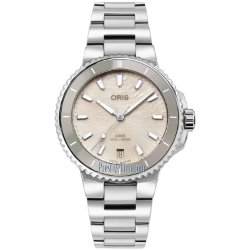 01 733 7792 4151-07 8 19 05P   Oris Aquis Date 36.5mm Ladies Watch