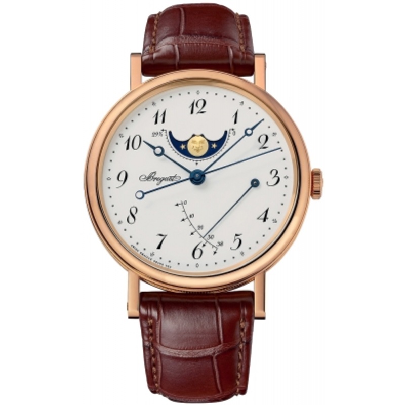 7787br/29/9v6   Breguet Classique Moonphase Power Reserve 39mm Mens Watch