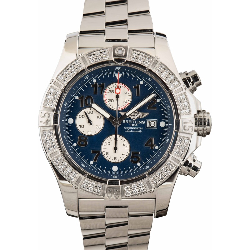 Buy Used Breitling Super Avenger A13370  – Sku: 172915