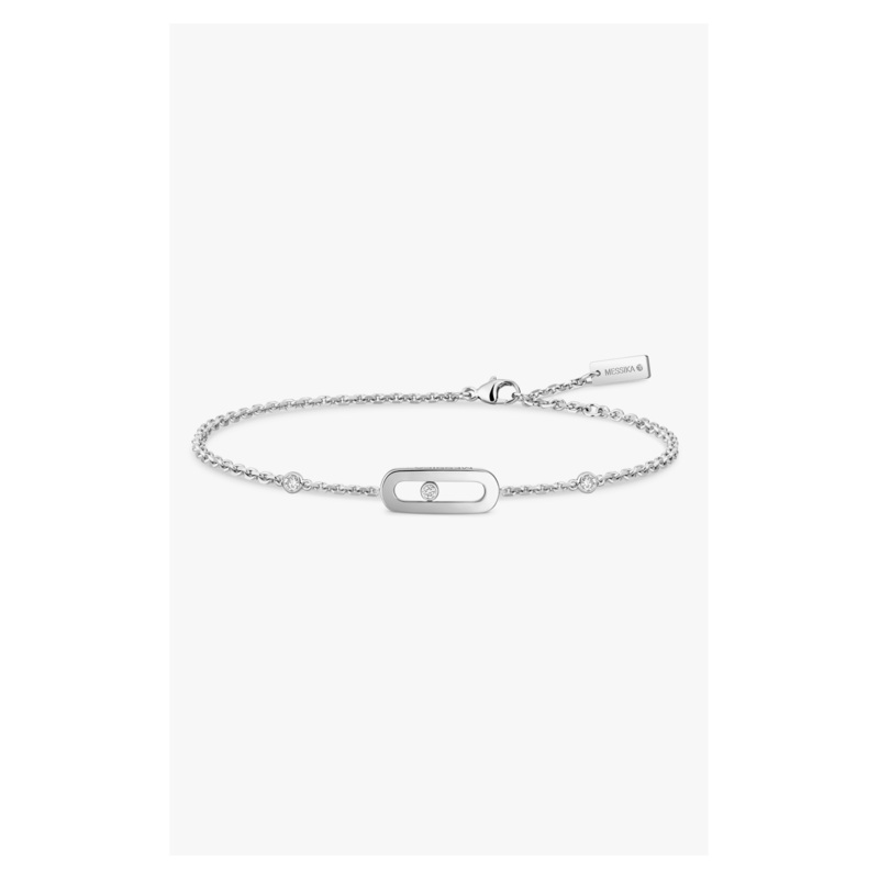 Move Uno Bracelet in White Gold – Messika