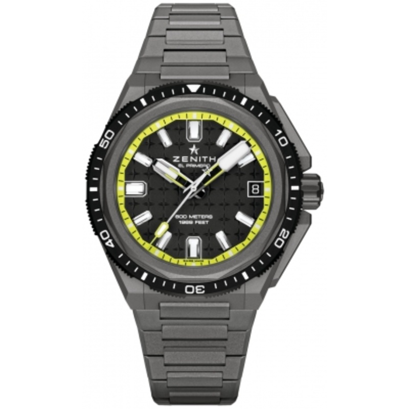 97.9600.3620/21.I300 Shadow Zenith Defy Extreme Diver Mens Watch