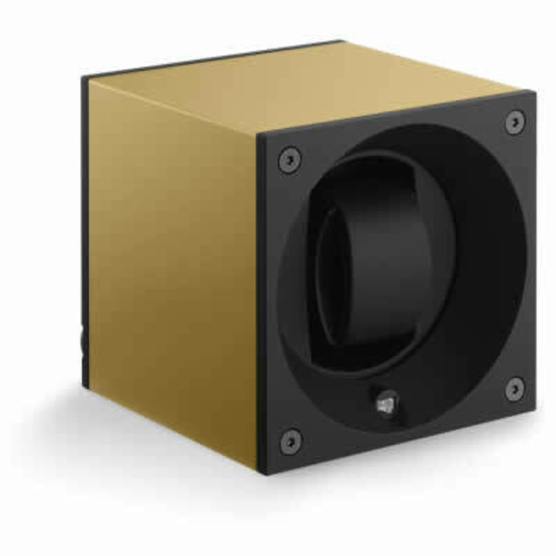 SwissKubik Watch Winder Single Gold Window Protect