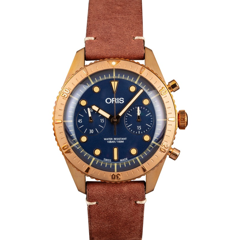 Buy Oris Carl Brashear Chronograph 01 771 774 3185-Set LS  – Sku: 774 3185