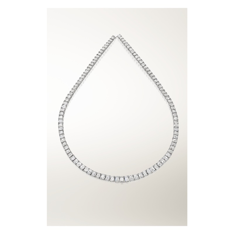 Emerald Cut Rivire Necklace – Bucherer Fine Jewellery