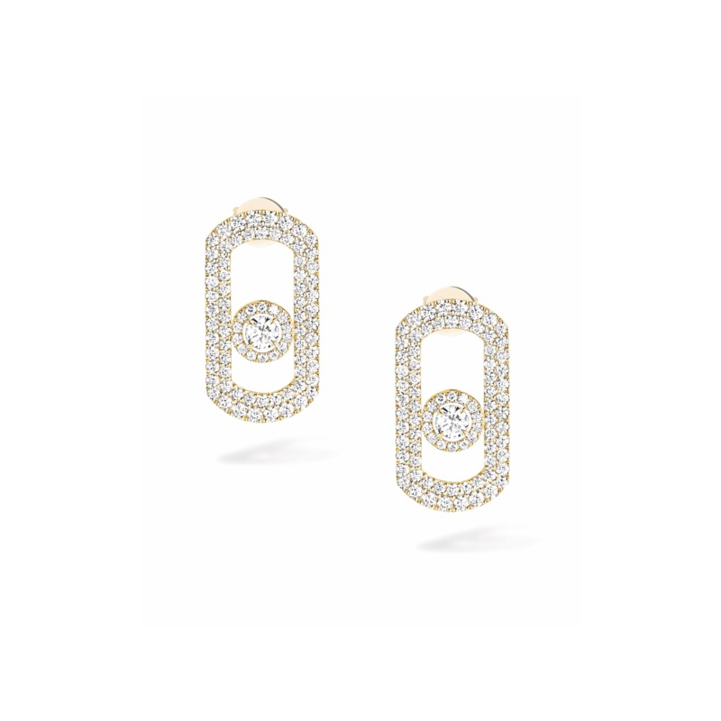 So Move Pav Studs in Yellow Gold – Messika