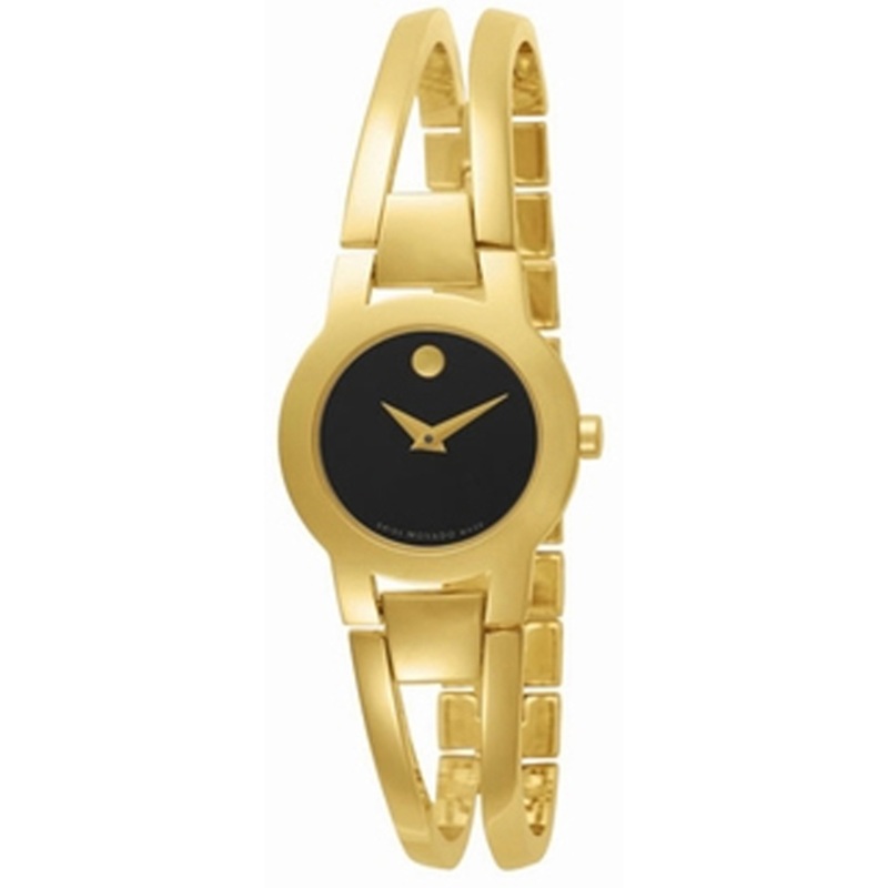 0604758 Movado Amorosa Ladies Gold Tone Watch