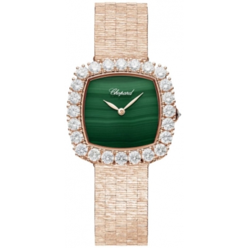 10A386-5111   Chopard L’Heure Du Diamant Cushion Ladies Watch