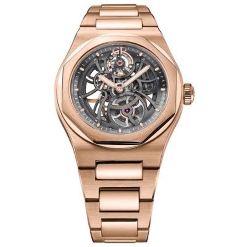81015-52-002-52a Girard Perregaux Laureato Skeleton Automatic 42mm Mens Watch