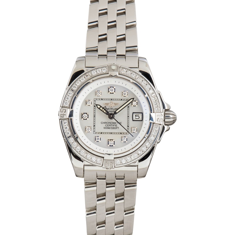 Buy Used Breitling Galactic A7135653A582  – Sku: 174161