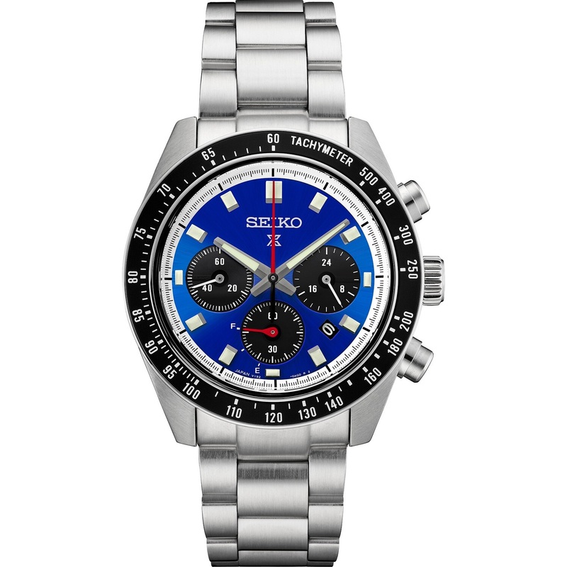 Seiko Prospex SSC931 Speedtimer Solar Chronograph Blue Dial