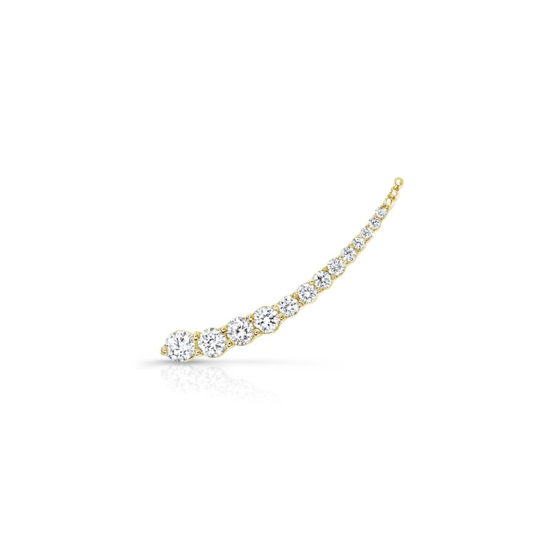 Right Ear Climber in Yellow Gold – Rahaminov Diamonds